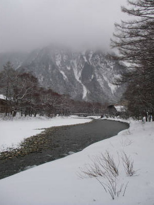 河童橋手前