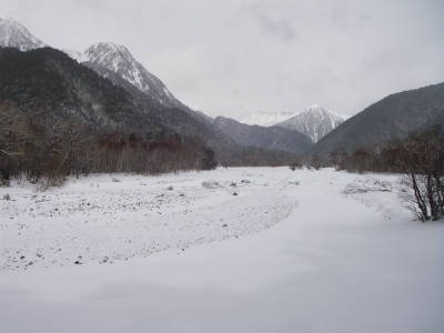 徳沢手前